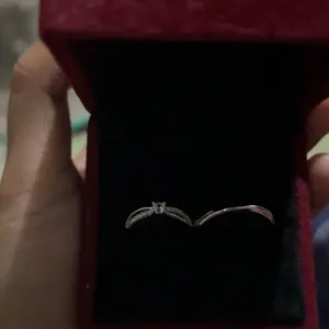 Harside Cincin Pasangan Strip Möbius Hadiah Cincin Pasangan Perak Sterling Untuk Pacar Free Box