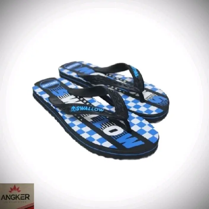 Sandal jepit motif army merk angkr awet tahan lama
