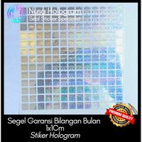 Gambar Stiker Hologram Bilangan Bulan 1x1 Cm Sarang Tawon Segel Garansi, bukan hologram biasa dari nusa hologram Kota Cimahi 4 Tokopedia