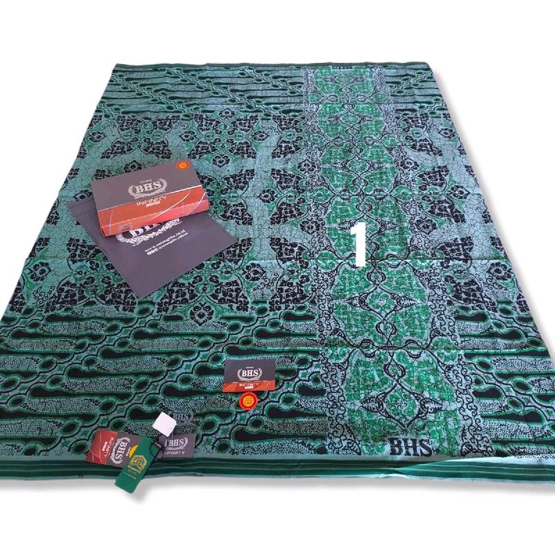 sarung BHS infinity batik hitam/hijau/merah/coklat/putih/hijau lumut 1