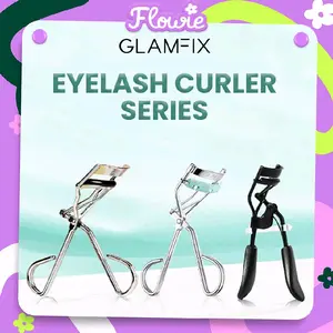 Best Seller GLAMFIX Maxi Curl Lash Curler Black l silver l comb-in l comb in l Eyelash Curler Penjepit Bulu Mata Alat Pelentik Bulu Mata Alat Kecantikan Makeup Steel Cukur