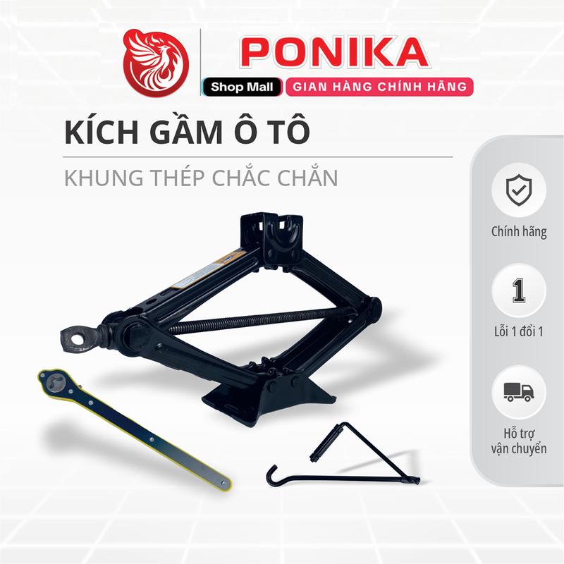 Bộ Kích Gầm Ô Tô Kích Chữ A Thay Lốp Cho Xe Hơi Có Đòn Bẩy Nâng Gầm Dễ Dàng Trọng Tải 0,8 Tấn - 1,5Tấn - 2Tấn