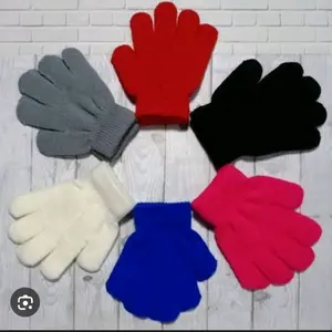 SARUNG TANGAN RAJUT POLOS ANAK USIA 2 - 7 TAHUN