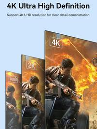 Gambar VENTION KABEL DisplayPort to HDMI Braided 4K 60Hz - HFK - 3 Meter dari Techno Computer Bali Kota Denpasar 4 Tokopedia