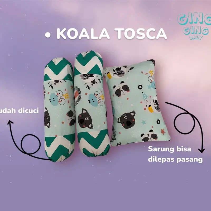 BANTAL GULING BAYI SET EMPUK FREE TAS MIKA 3