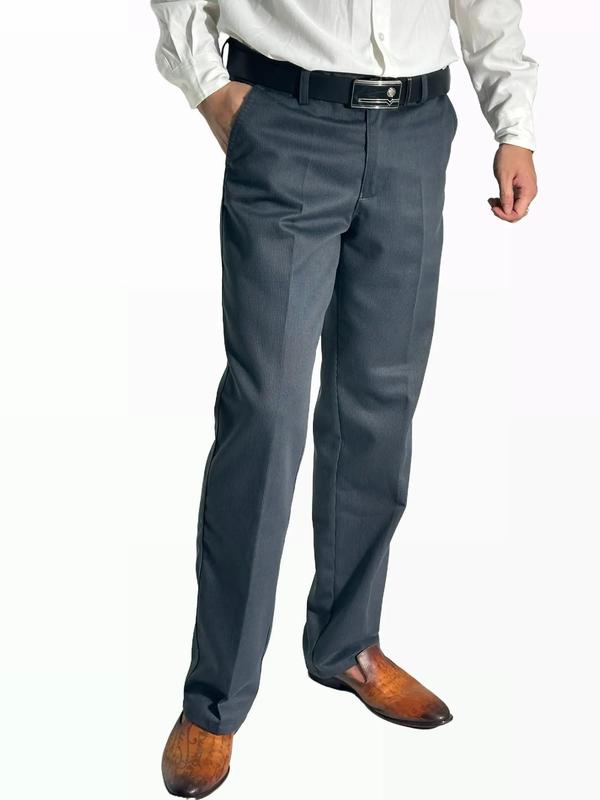 ATH Quần dài Kaki Nam Trung Niên in Sọc Đen Form Ống Suôn Chất Liệu Kaki Dày Dặn Không Co Giản Có 6 Màu ống lai 20cm Menswear Pants Có Túi