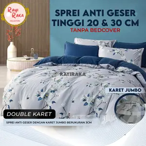 SPREI ANTI GESER TINGGI 30 CM KATUN HALUS DOUBLE KARET JUMBO TANPA BEDCOVERR AESTHETIC SARUNG BANTAL DAN GULING HOMEMADE SPREI ANTI GESER TINGGI 30 CM KATUN HALUS DOUBLE KARET JUMBO TANPA BEDCOVERR AESTHETIC SARUNG BANTAL DAN GULING HOMEMADE