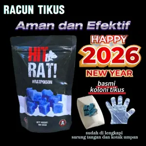 Hitrat Original Racun tikus Mati kering takberbau Terlaris bisa untuk basmi 1 koloni tikus  produk lokal  paling viral 2026Terbaik