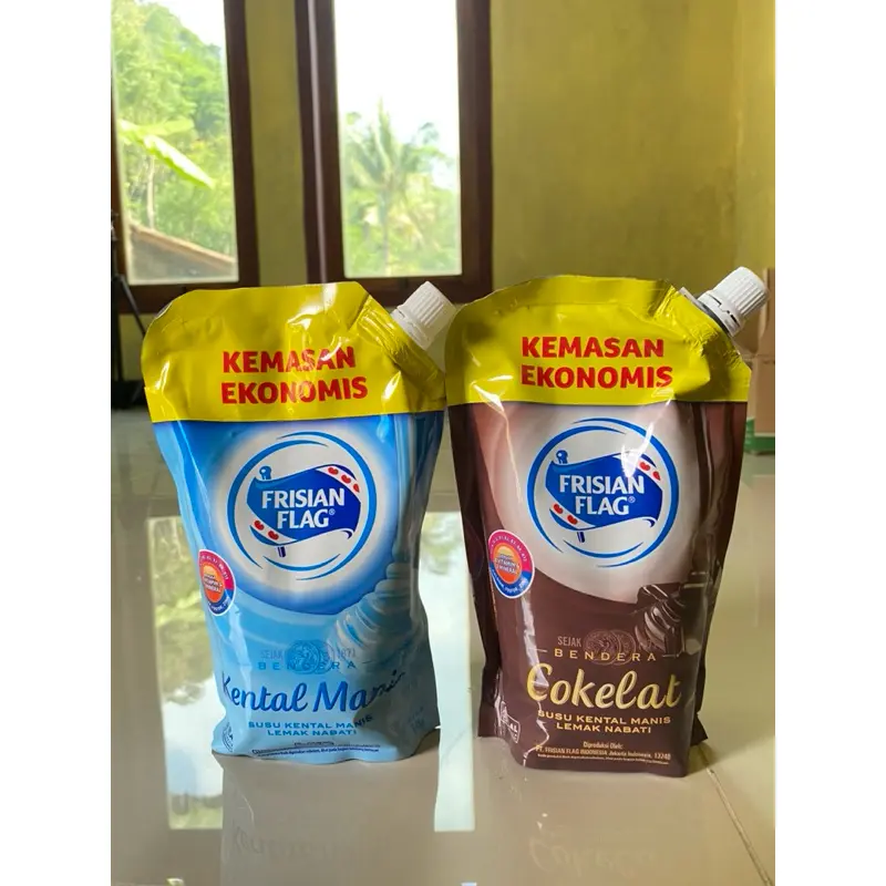 2 pcs Frisian Flag 545G Susu kental manis pouch Frisian Flag pouch 0