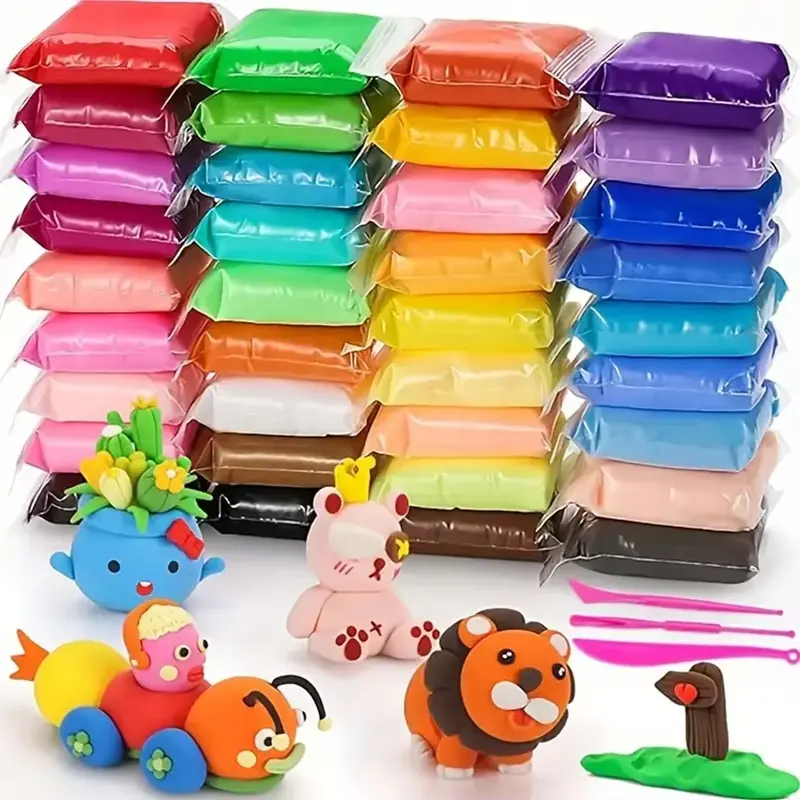 GROSIR Clay Mainan Anak Isi 12 Pcs Clay Polymer 12 Warna Mainan Edukasi Slime Lilin Plastisin Toys CLAY DOH ISI 12 PCS Medium Uk 85gr