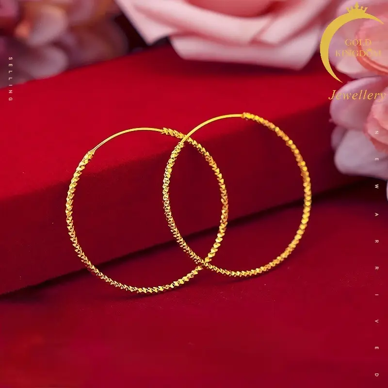 SS24 Big Circle Fashion Earrings Women