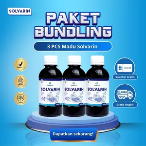Paket 3 PCS - Solvarin Madu Senesa Herbal 280gr