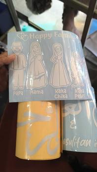 Product Review of STIKER MOBIL HAPPY FAMILY LUCU / Stiker Keluarga Warna-Warni Car from 🫶**a a**🤗 0