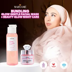 [] Maryame Bundling Beauty Glow Night Care & Glow Gentle Facial Wash
