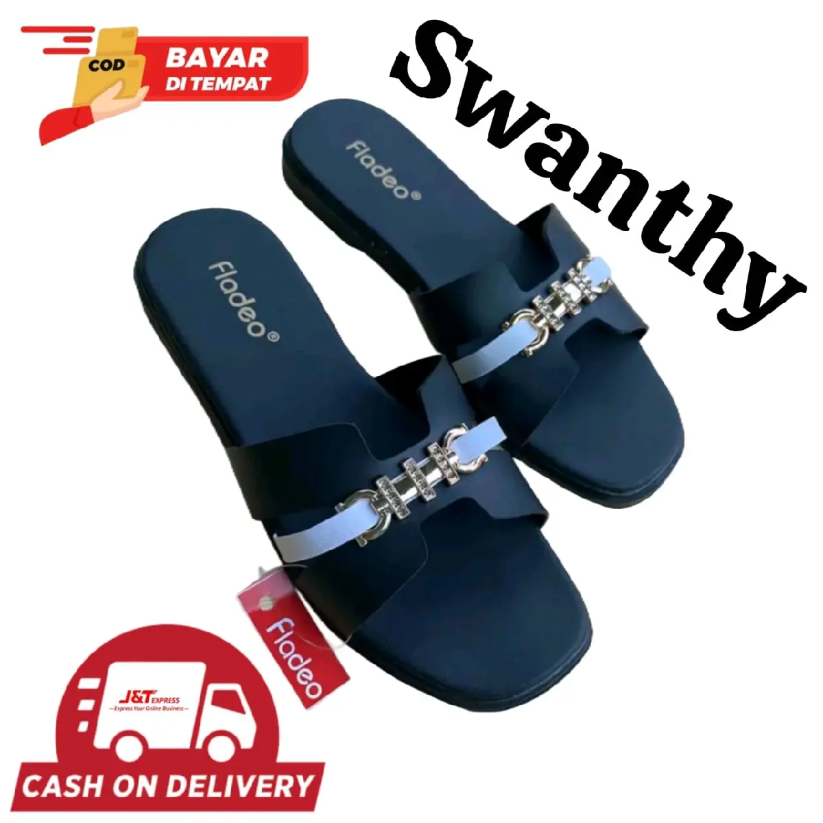 Sandal gesper mainan perempuan 3cm// sandal wanita// sandal taplek terlaris Cewek Sendal