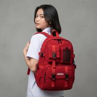 Gambar Ransel anak sekolah Korduroi Merah backpack style Uniseks Fashion Bags - Korduroi Merah, L dari Polofelix Kota Administrasi Jakarta Timur 3 Tokopedia
