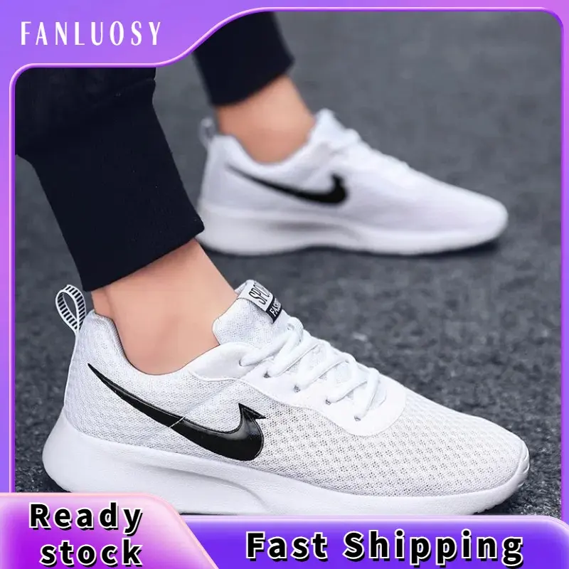 Kasut Lari Pasangan, Stok Sedia, Untuk Lelaki dan Wanita, Luar dan Ringan, Kasut Sukan Uniseks, Sneakers Wanita