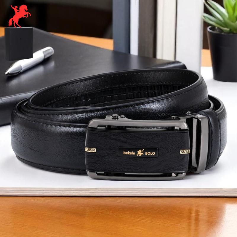 Thắt Lưng Nam Chính Hãng Quảng Châu K7 TL01 Da Bò Tổng Hơp, Mặt Hợp Kim Không Rỉ, Dài 1,3m Rộng 3,5cm  Khóa Tự Động Sang Trọng