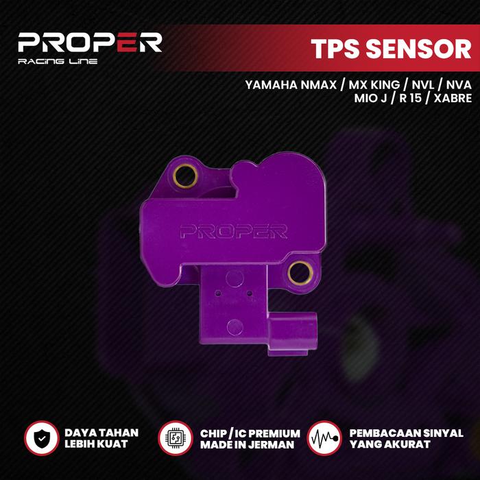 Gambar PROPER RACING LINE SENSOR TPS NMAX OLD MX KING MIO J XEON GT R15V2 XABRE VIXION NVL NVA SOUL GT115 dari Proper Racing Line Kota Administrasi Jakarta Utara Tokopedia