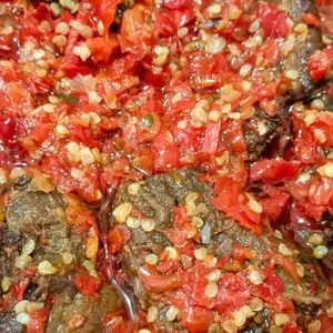 O'nera rendang dendeng  Pedas  Manis