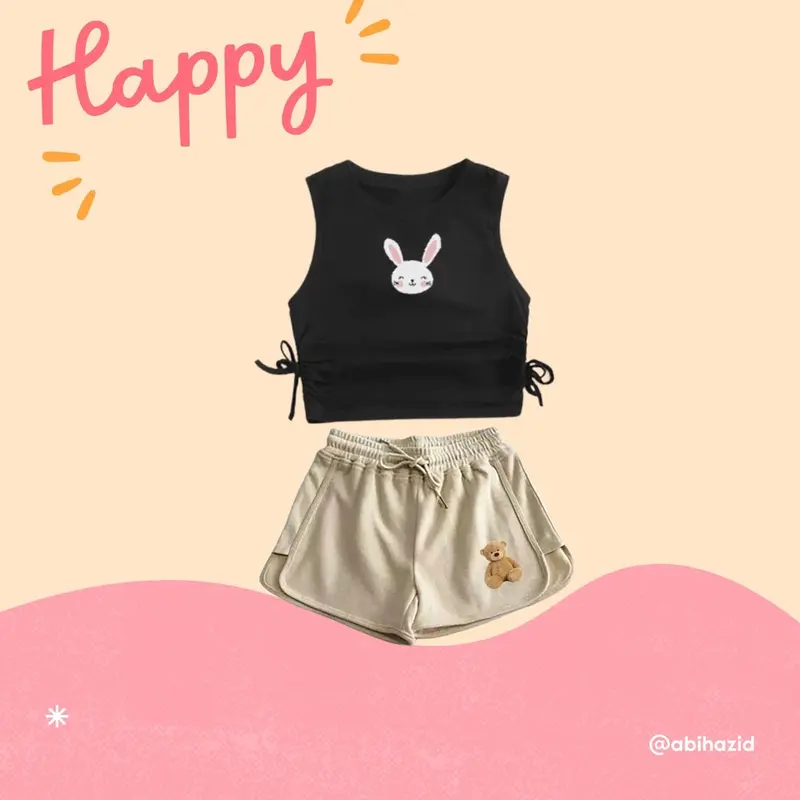 Oneset Qeella Anak perempuan Usia 1-2tahun Merah Bayi Cewek Parsel 1