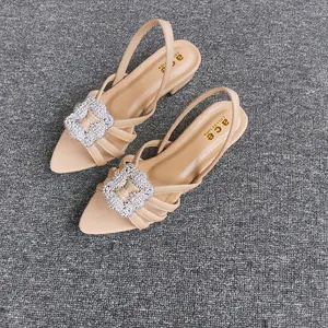 Sandal wanita sandal kekinian sandal hak 3cm KY011