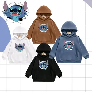 sweater Hoodie anak  motif kartun stitch murah untuk usia 3-8  tahun Fashion