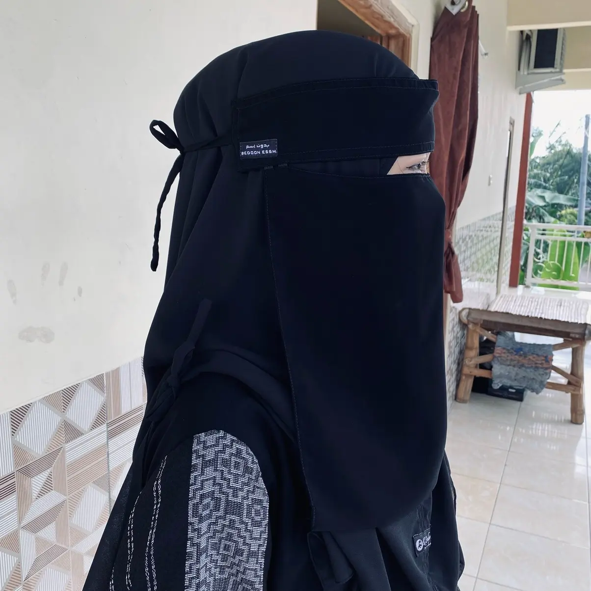 Cadar Bandana Pendek 20/30cm Shiffon Arab