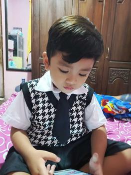 Product Review of Setelan celana pendek baju anak vest houndstooth bw 3 bulan - 10 tahun from I** G**a 0