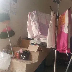 Mom Kicthen Jemuran Menara Rak Jemuran Baju Bayi Lipat 24 Klip Stainless Steel 3 Tingkat Serbaguna Anti Karat Foldable Hanger 10 Jari-Jari Rak Kamar