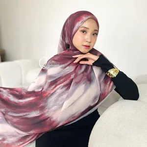 Qudsiyyah - New Pashmina Printed Gradasi Cerruty Baby Doll