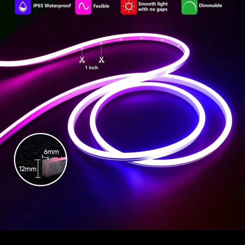 neon flex running dc24v 5meter dan 10meter paket lengkap tinggal colok ,apk{rhythm pro} 3