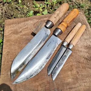 Paket pisau dapur serbaguna isi 4pcs -pisau dapur kupas bumbu bawang murah Knife Kitchenware