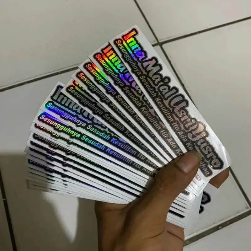 Sticker Cutting Hologram ( CUSTOM ) 2