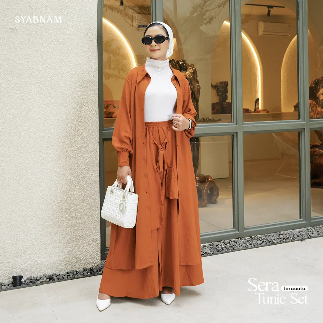 Syabnam Official  | Sera One Set Premium Tunik & Rok