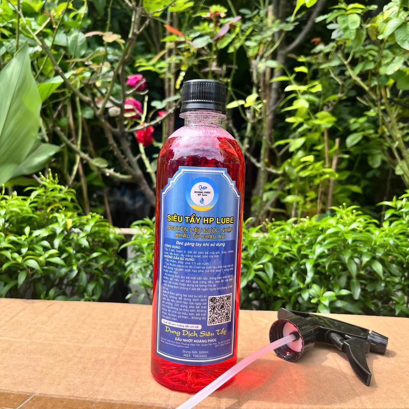 Dung Dịch Rửa Xe Không Chạm HP Lube Mẫu Mới Chai 500ml Tẩy Ố Vàng Xe Máy Tẩy Lốc Máy Tẩy Kim Loại Kính Inox,...
