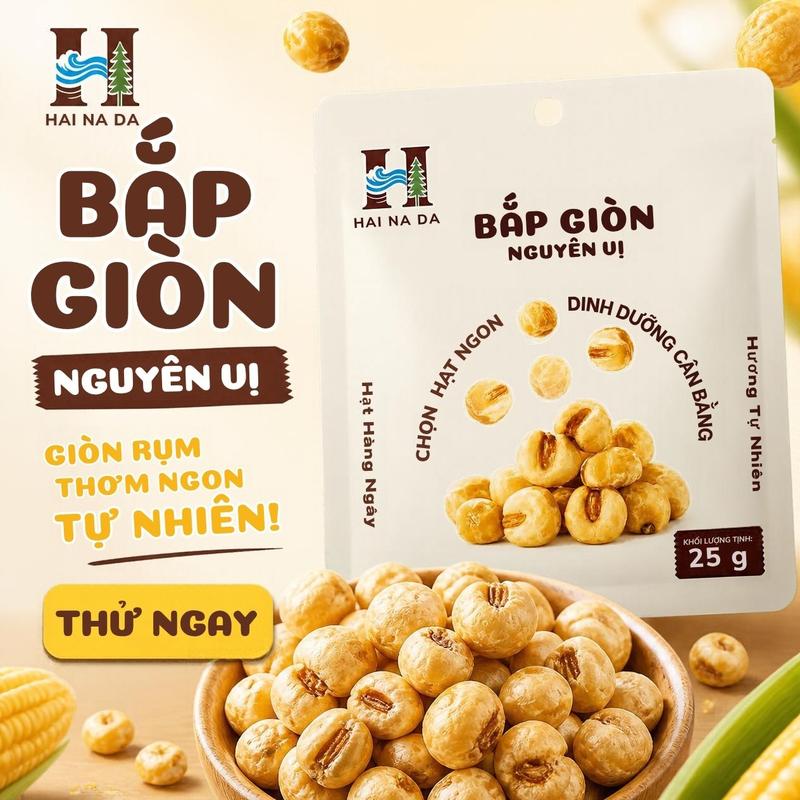 NGÔ GIÒN KHÔNG CHIÊN DẦU - VỊ NGUYÊN BẢN