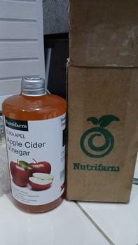 Product Review of NUTRIFARM CUKA APEL 500ML WITH MOTHER CUKA APEL 500 ML organik from ف**ف 3