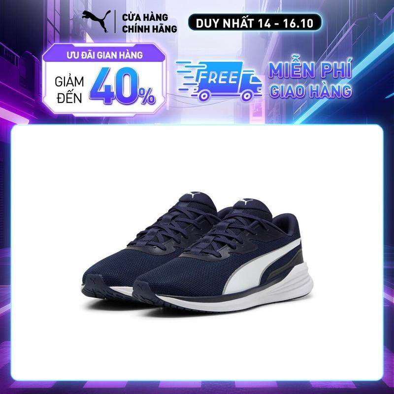 Giày chạy bộ Night Runner V3 Màu Xanh Dương PUMA Navy-PUMA White