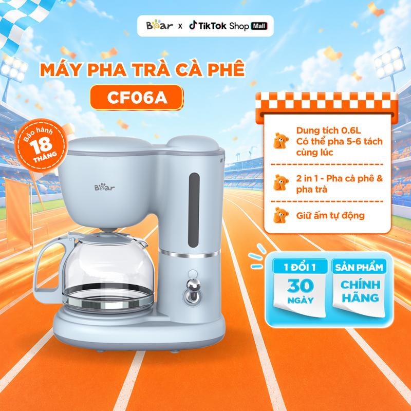 Máy Pha Cà Phê Mini BEAR Máy Pha Cà Phê Cafe Tự Động Pha Espresso Gia Đình Giữ…