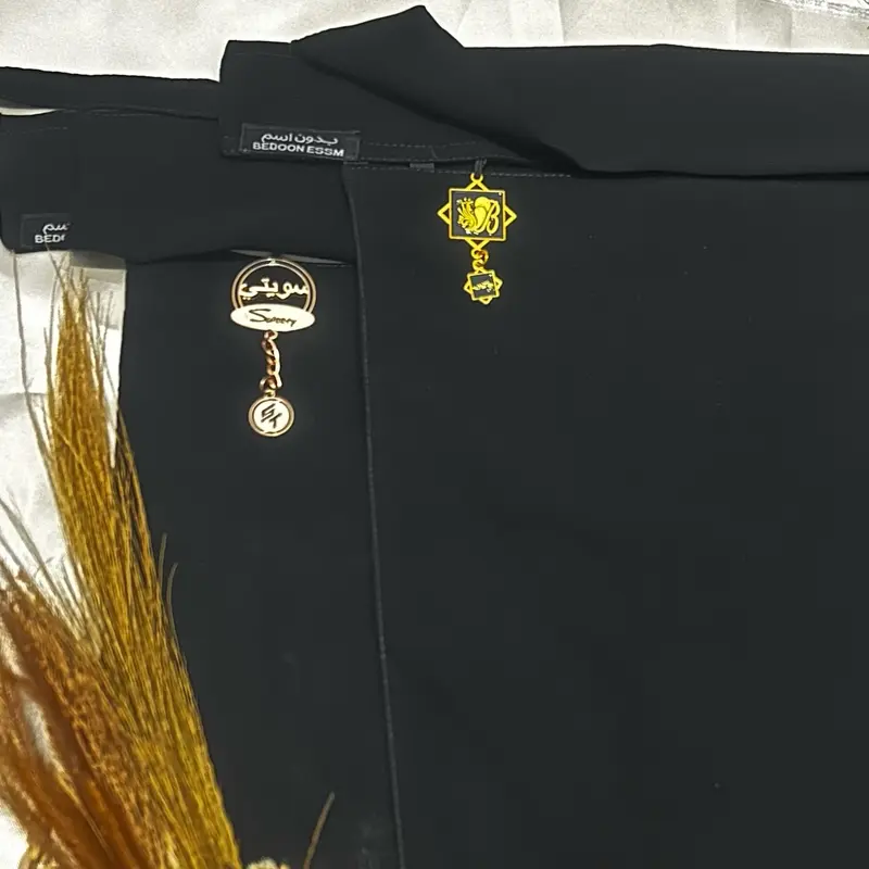 Niqab ped kaku merk bedoon+liontin rantai arab saudi panjang 35cm ( lokal ) 7