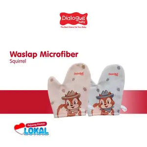 Dialogue Baby Washlap Microfiber Squirrel Series - DGW1239