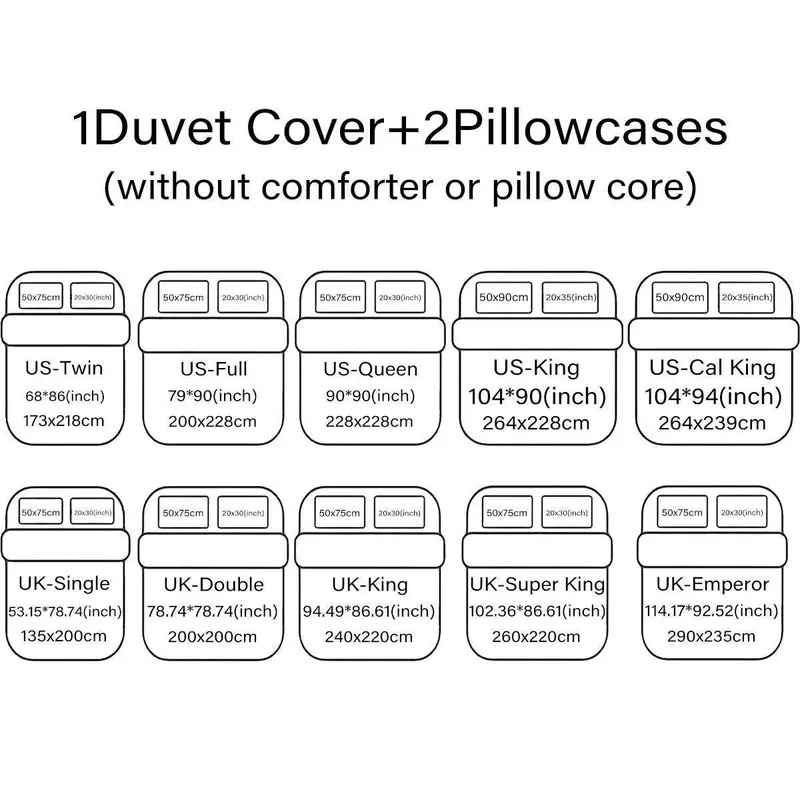Frog Pattern Bedding Set, 1 Set Including 1 Duvet Cover & 2 Counts Pillowcase without Filler, Soft Comfortable Bedding Set for Home Bedroom 1