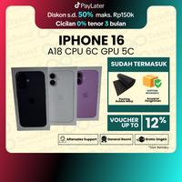 Gambar Handphone HP Apple iPhone 16 - Garansi Resmi Apple Indonesia - Ultramarine, 128GB  dari TeknoTrend ID Kota Administrasi Jakarta Pusat 1 Tokopedia