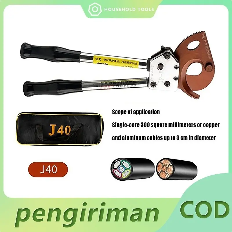 【Kota Tangerang】Ratchet Cable Shears J40/300mm - Gunting Kabel - Shop ...
