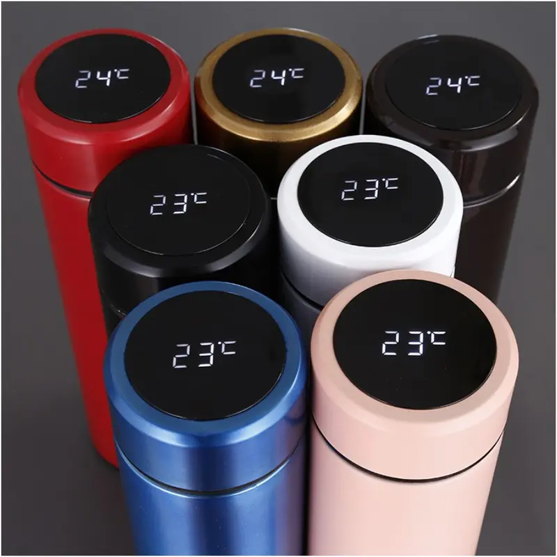 Termos Suhu Temperature / Botol Minum / Smart LED Thermos Tumbler Stainless Steel 0