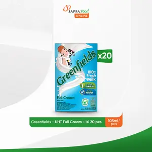 Greenfields Susu UHT Full Cream 105 ml - isi 20 pcs