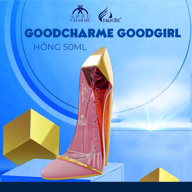 BG_Good Charme Nước Hoa Nữ Good Girl Hồng 50ml - Thiết Kế Giày Cao Gót Sang Trọng