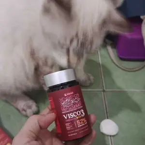 Olive Care Minyak Ikan Kucing VISCO3 & SALMONIC Murni dan Alami Non-GMO Tinggi Omega 3 EPA DHA dan Omega 6 Fish Oil untuk Kesehatan Kulit dan Bulu, Daya Tahan Tubuh, Kesehatan Jantung, Mengatasi Bulu Rontok, Dermatitis dan Anti Inflamasi