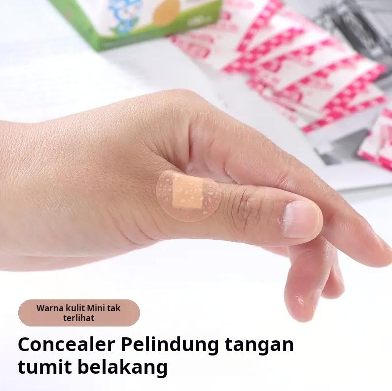 Product Introduction of Tambalan tahan air bulat tempelan jerawat mini warna kulit tak terlihat pelindung tumit tempelan concealer anti aus tangan 5